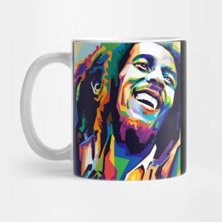 Bob Marley Wpap Art Mug